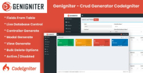 Genigniter - Crud Generator CodeIgniter Screenshot 1