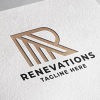 Renovations and Real Estate Letter R Logo