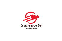 Fast Transport Truck Logo Screenshot 2