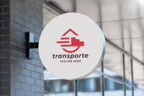 Transport Truck Delivery Logo Screenshot 1
