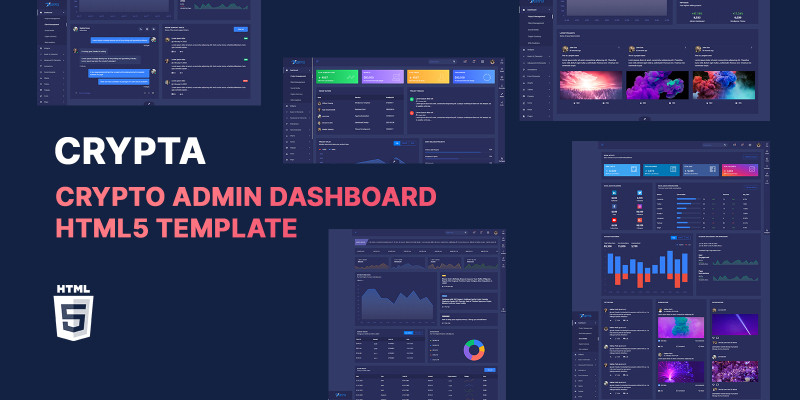 Crypta - Crypto Business Admin Dashboard HTML5