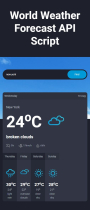 Weather Forecast Script PHP Screenshot 2