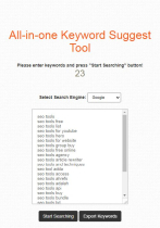 All-in-one Keyword Suggest Tool Screenshot 3