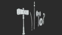 Legend Weapon 3D Objects Screenshot 2