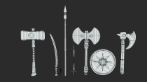 Legend Weapon 3D Objects Screenshot 10