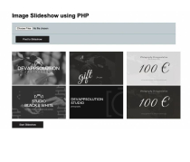 PHP Image Slideshow with File Upload Using jQuery  Screenshot 1