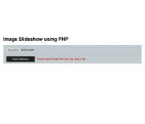 PHP Image Slideshow with File Upload Using jQuery  Screenshot 3