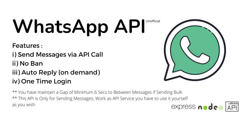 WhatsApp API - Send Messages via API Easily