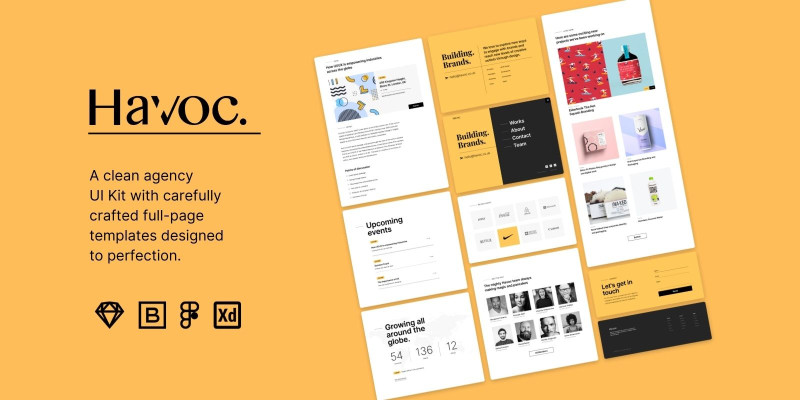 Havoc Agency UI kit