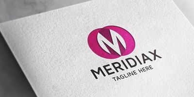 Meridiax Letter M Logo