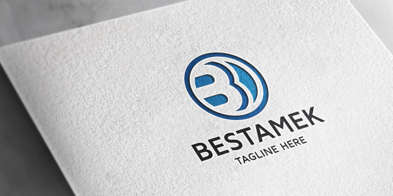 Bestamek Letter B Logo