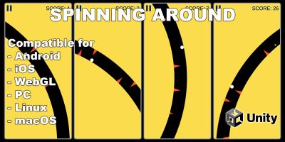 Spinning Around - Hyper Casual Game Unity