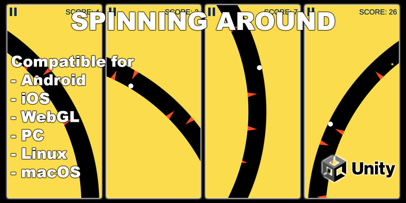 Spinning Around - Hyper Casual Game Unity