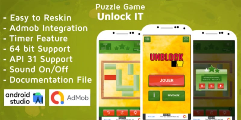 Unlock IT - Android Studio Template Game