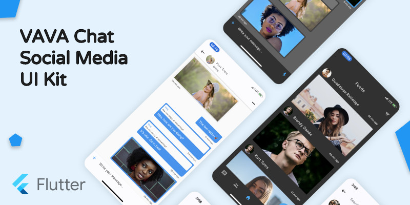 Vavachat - Social Media Flutter UI Kit