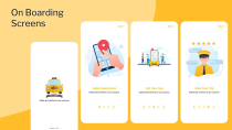 Gaari - Taxi Booking Flutter App UI Kit Screenshot 1