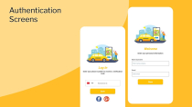 Gaari - Taxi Booking Flutter App UI Kit Screenshot 2