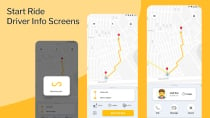 Gaari - Taxi Booking Flutter App UI Kit Screenshot 4