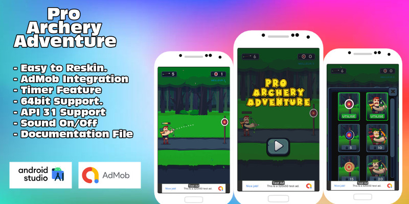 Pro Archery Adventure - Android Studio Template