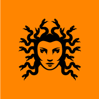 Medusa Gorgon Head Logo Template 