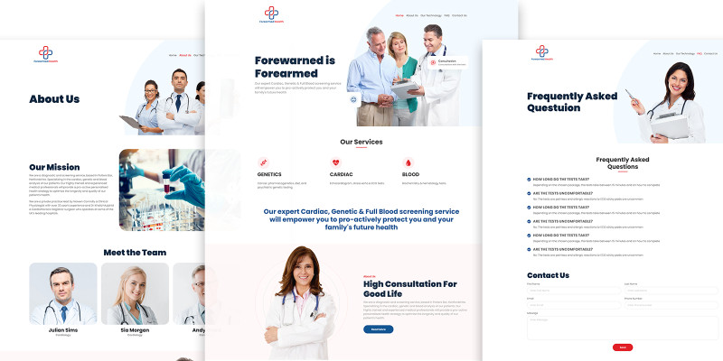 Forearmed Health - Bootstrap 5 Template