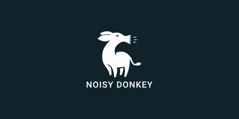 Noisy Donkey Logo Template 