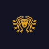 Medusa Goddess Head Logo Template 