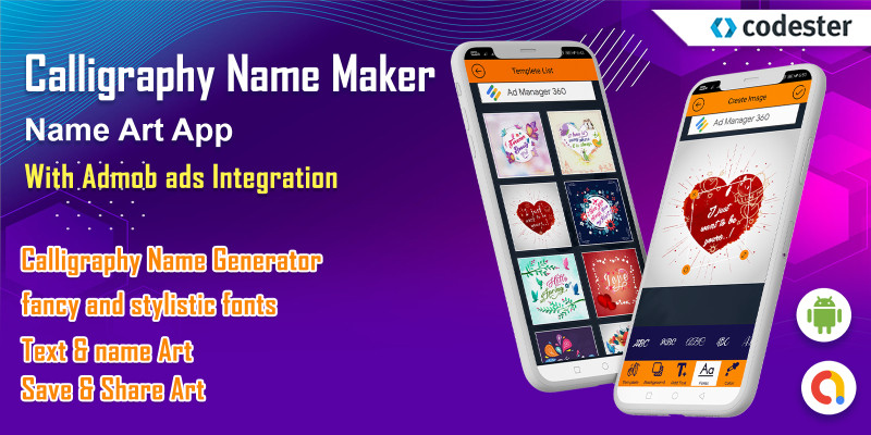 Calligraphy Name Maker - Android App Source Code