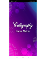 Calligraphy Name Maker - Android App Source Code Screenshot 1