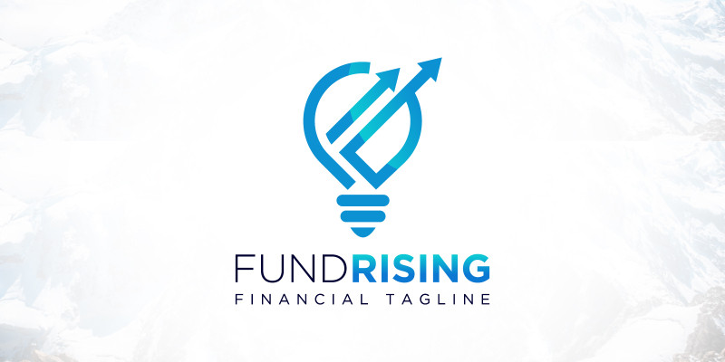 Fund Rising Business Idea Logo