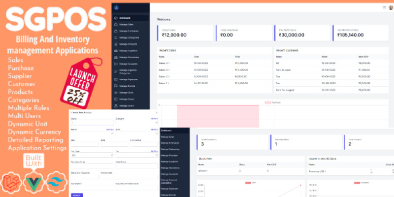 SGPOS - Billing and Inventory management 