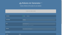Robots.txt Generator PHP Screenshot 1