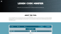 Lessen Code Minifier - PHP Scripts Screenshot 1