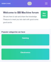 BB Machine - Forum Platform Script Screenshot 1