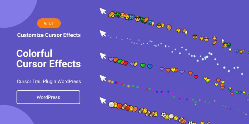 Colorful Cursor Effects - WordPress Plugin