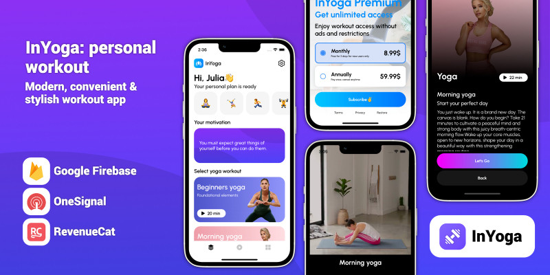 InYoga Personal Workout - iOS Source Code