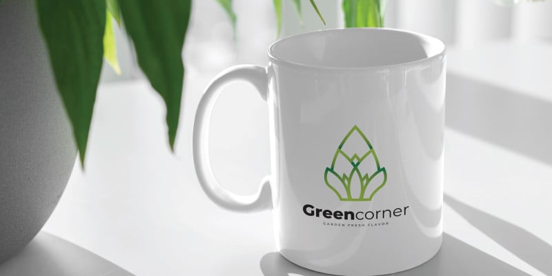 Green Corner Organic Garden Logo