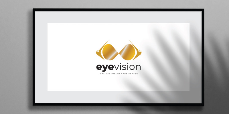Optical Lens and Eye Vision Logo
