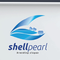 Sea Pearl and Shell Logo