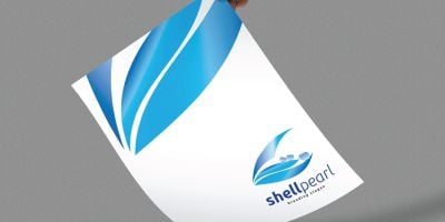 Sea Pearl and Shell Logo