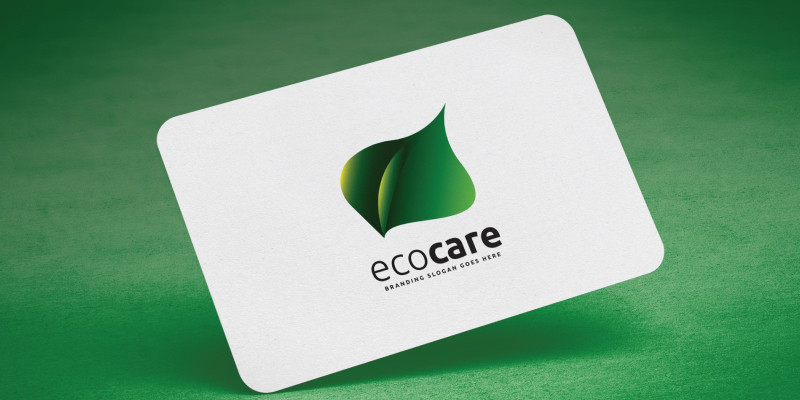 Eco Care and Organic Green Logo