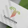 Fashionable T Typography Logo
