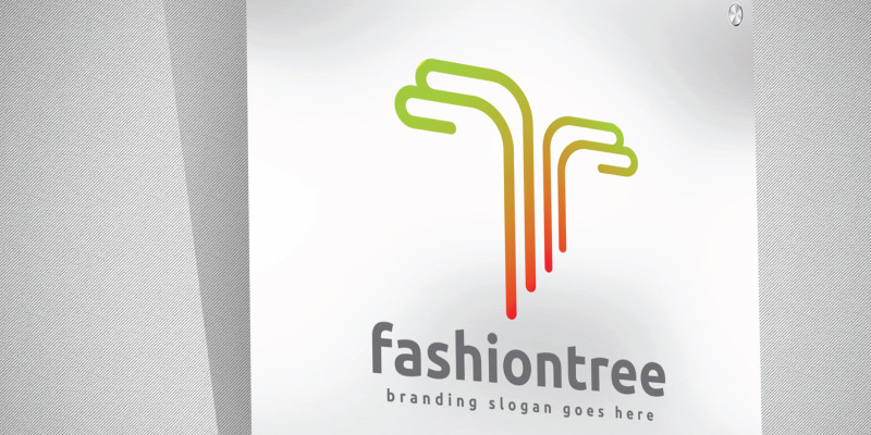 Fashionable T Typography Logo