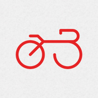 Bike B Letter Logo Template