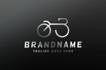 Bike B Letter Logo Template Screenshot 2