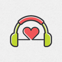 Music Love Logo Template