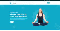 Yogwe - Yoga Responsive HTML5 Template Screenshot 1