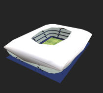 Soccer Playing Venue 3D Object Screenshot 4