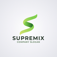 Supremix Letter S Logo