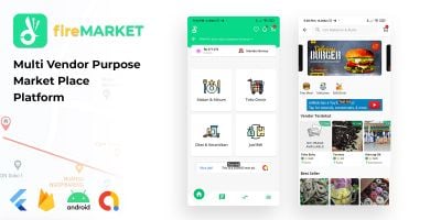 Fire Market - Flutter App template